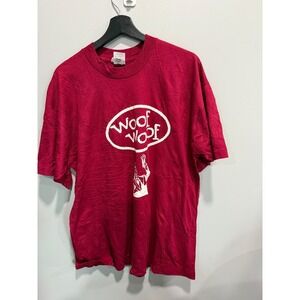 Vintage Woof Woof T-Shirt Fruit of the‎ Loom You Are Not a Dog Graphic Tee